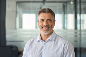 Happy,Mid,Aged,Older,Business,Man,Executive,Standing,In,Office.